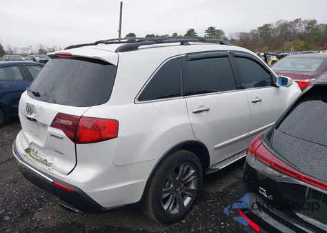 2010 Acura Mdx Technology Package from USA, damaged, VIN 2HNYD2H48AH501414